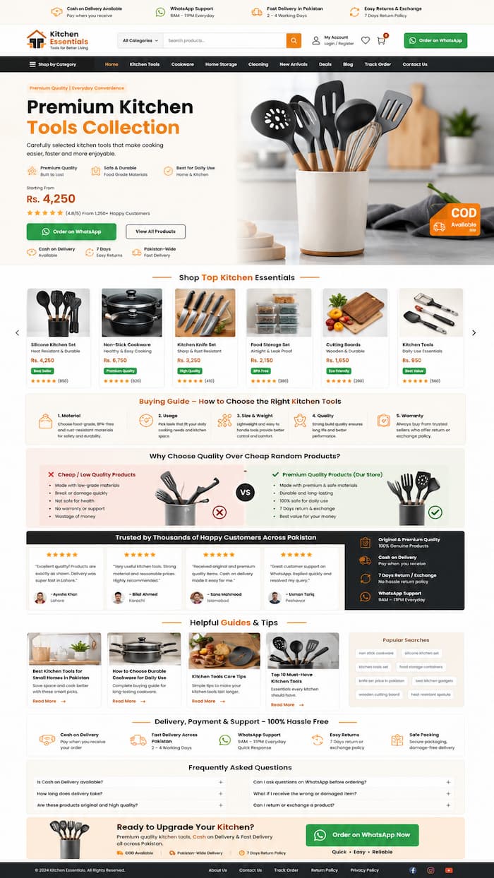 WooCommerce brand authority SEO store preview